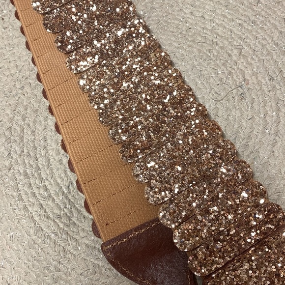 Anthropologie glitter tabby belt size medium new without tags main image 12